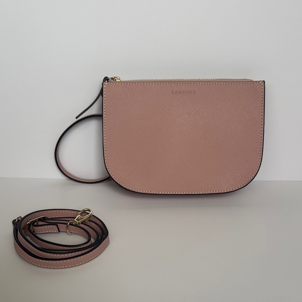 Lo & Sons Pink Crossbody Bag